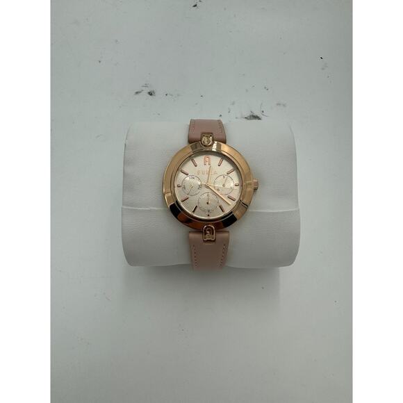 Furla Watches Women\'s Stainless Steel Quartz Dress Watch 36mm Rose Gold/Pink